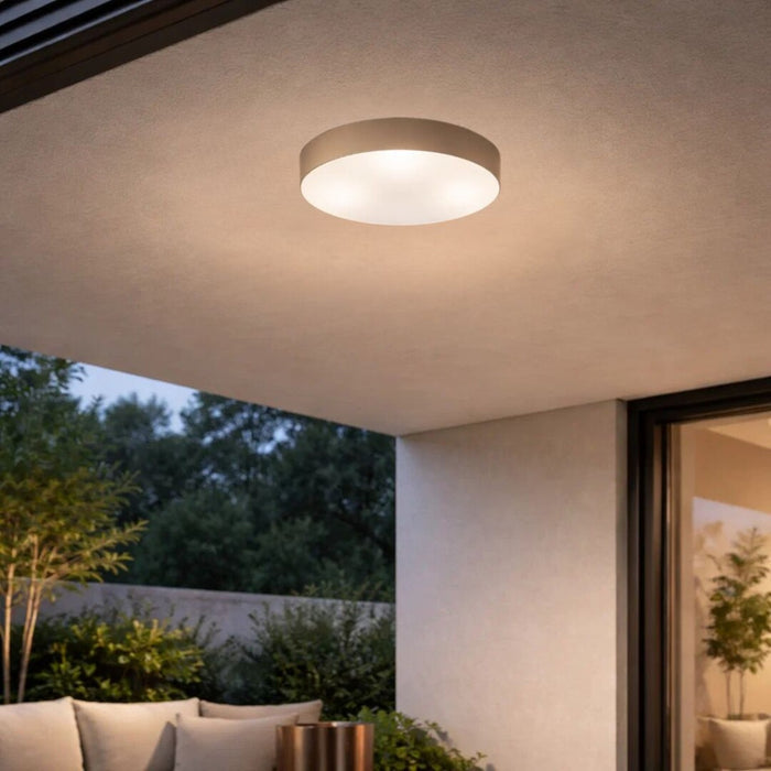 Rabalix Dolen Lamp, Gray-Beige, 2x E27, max 9W, IP43, 75067