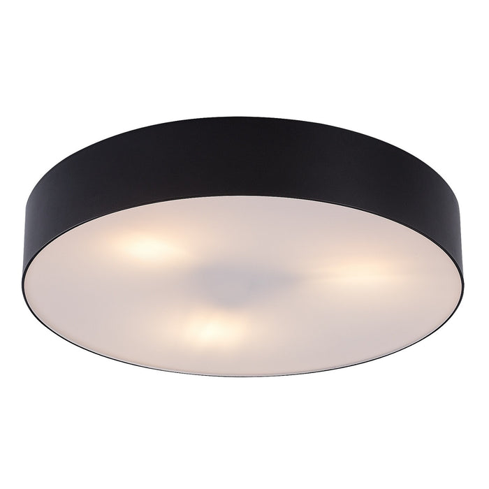 Rabalix Dolen Light Fixture, Black, 3x E27, max 9W, IP43, 75066