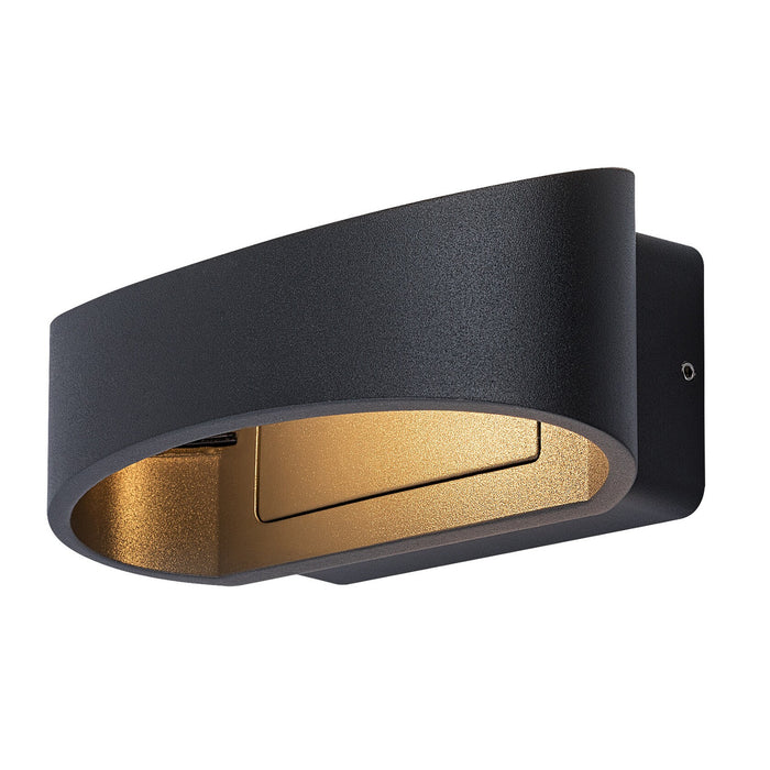 Rabalux Gerla Outdoor Wall Sconce, Anthracite, 9W LED, IP54, 3000 K, 77179