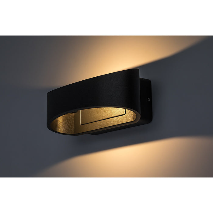 Rabalux Gerla Outdoor Wall Sconce, Anthracite, 9W LED, IP54, 3000 K, 77179