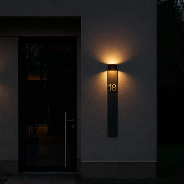 Rabalux Gerla Outdoor Wall Sconce, Anthracite, 9W LED, IP54, 3000 K, 77179