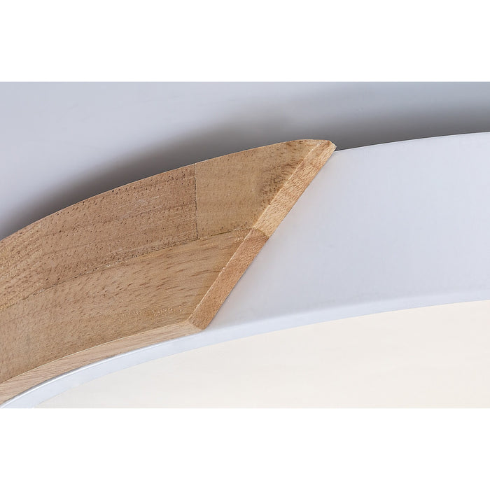 Rabalux Maple2 LED Ceiling Light, 24W, IP20, Matte White, 3000 K, 71417