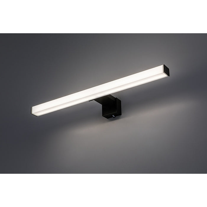 Rabalux Oliro LED 6W Black Bathroom Light, IP44, 4000 K, 75051