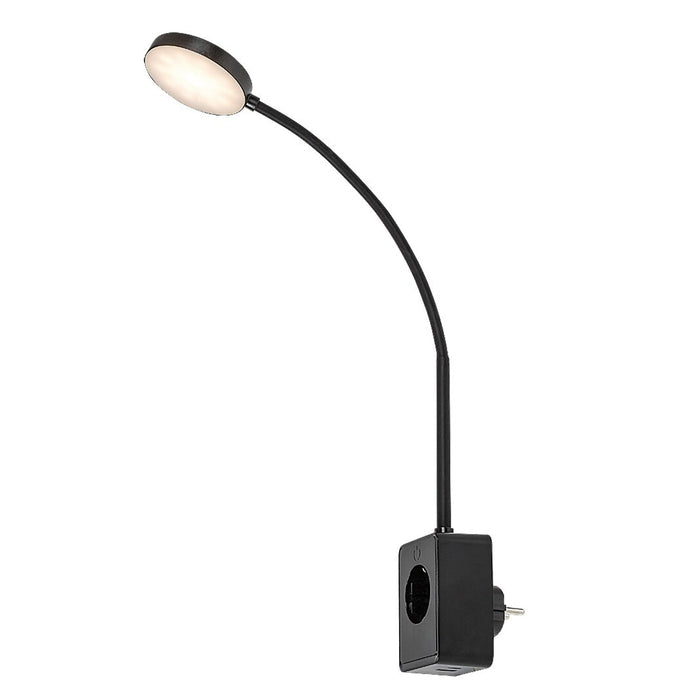 Rabalux Tivro Wall Sconce, 4W LED, Black, IP20, 3 Color Temperature Options: 3000, 4000, 6000, 71284