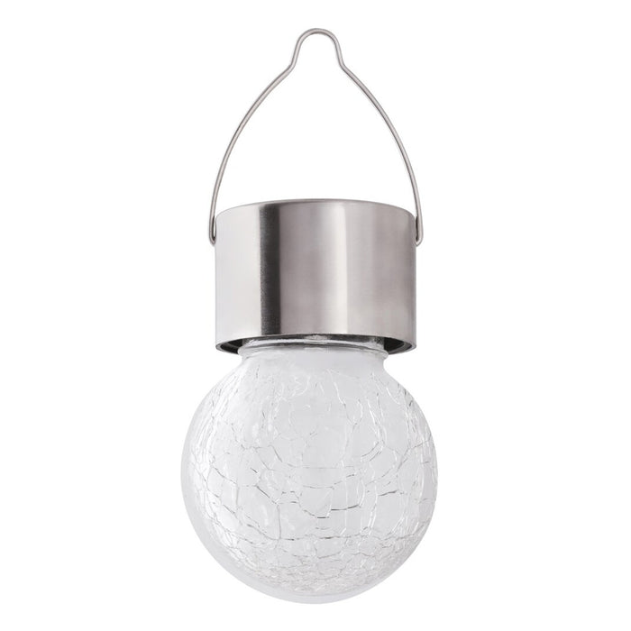 Rabalux Yola Solar Lamp, 1 lm, IP44, satin chrome, 0.06 W LED, 7850