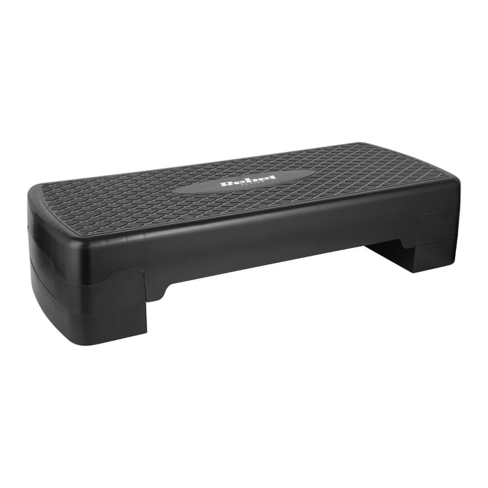 Rebel Active aerobics and fitness step, 3 steps, 68 cm, black, RBA-3227-BK
