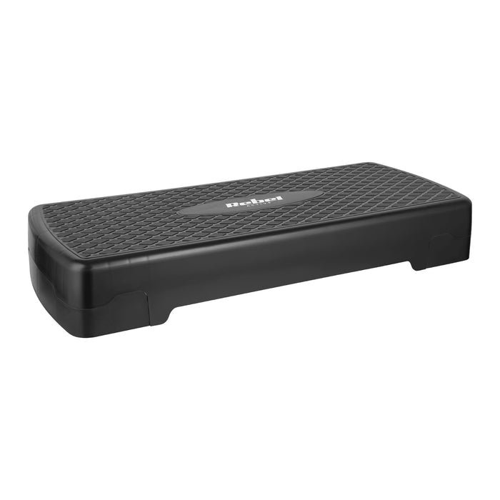 Rebel Active aerobics and fitness step, 3 steps, 68 cm, black, RBA-3227-BK