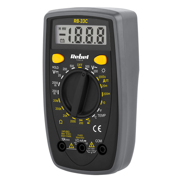 Rebel RB-33C High-Precision Digital Multimeter