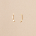 Refined Earring Collection - Comet Curve in Gold