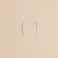 Refined Earring Collection - Comet Curve in Silver