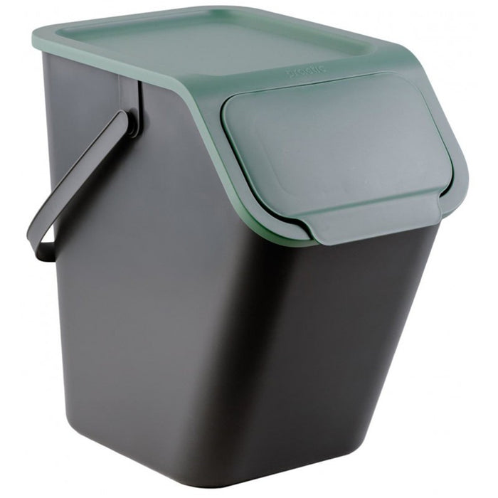 Set of 3 25-liter Practic Bini recycling bins + 5 charcoal filters
