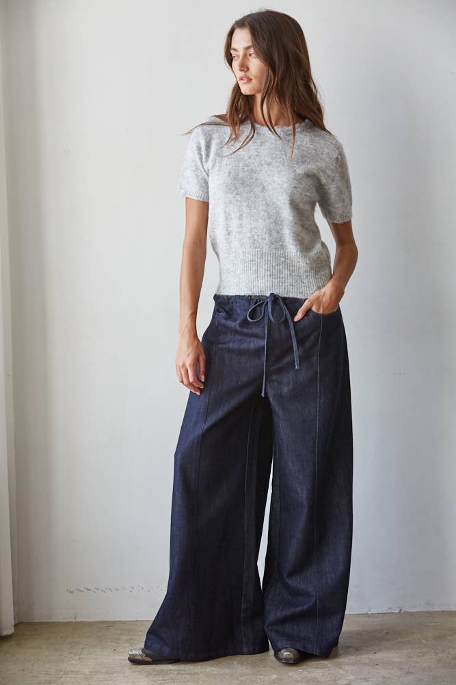 Short Sleeve Sweater Top