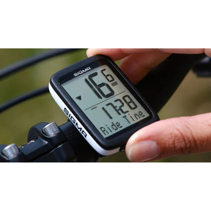 Sigma BC 10.0 WR bike computer, waterproof, weather-resistant, large and easy-to-read display, 10 functions