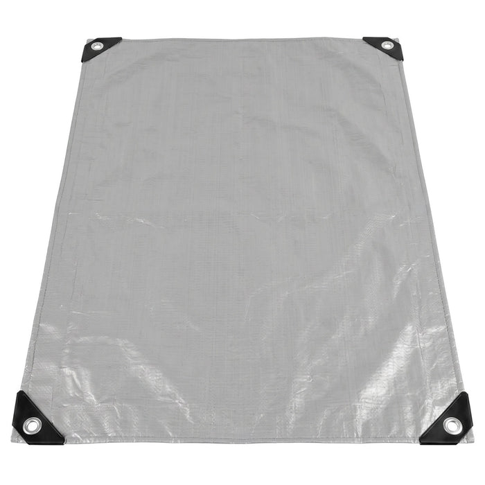Silver Tarpaulin, 120g, 4x6m, VA0476, Waterproof, Vayox