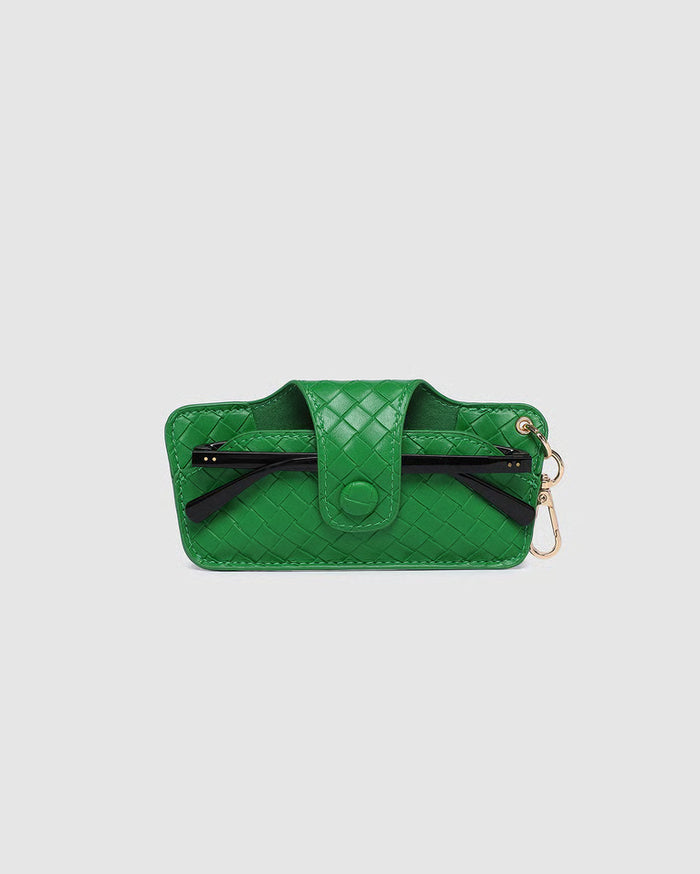 Skittle Sunglass Case - Woven Green