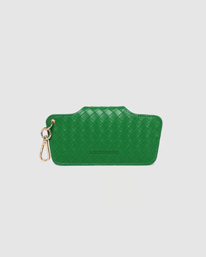 Skittle Sunglass Case - Woven Green