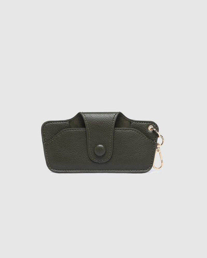 Skittle Sunglass Case in Olive