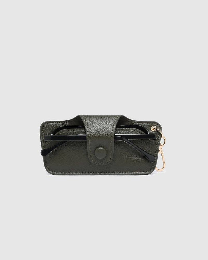 Skittle Sunglass Case in Olive