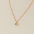 Sol CZ Necklace in Gold