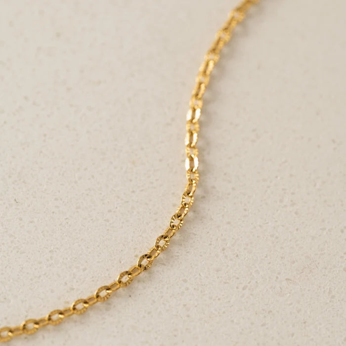 Sol CZ Necklace in Gold