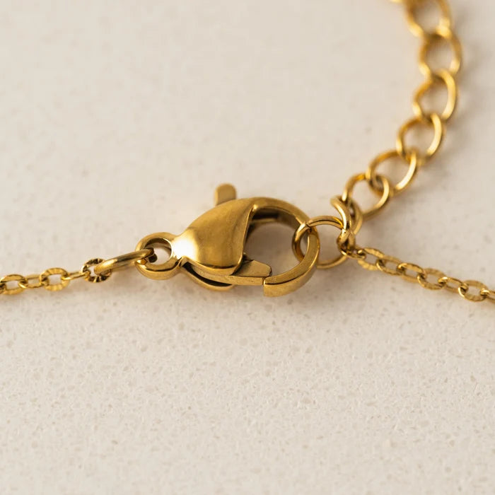 Sol CZ Necklace in Gold