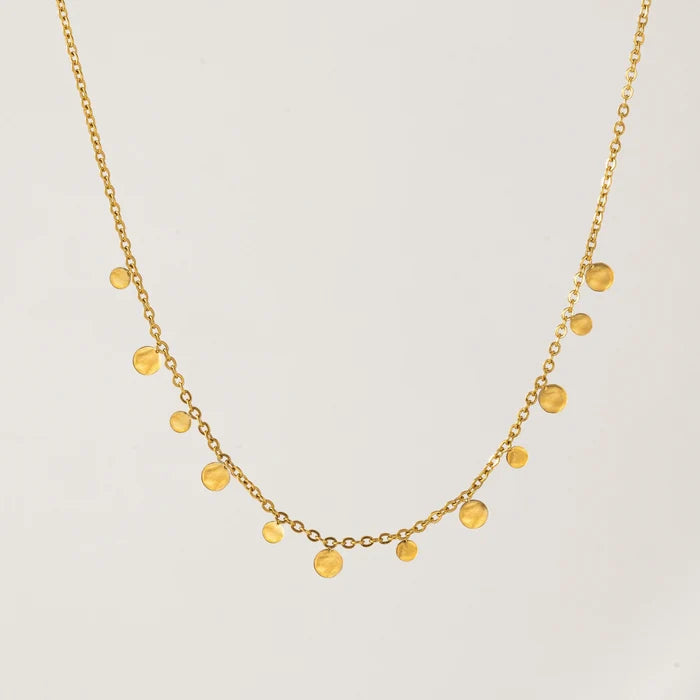 Solar Necklace in Gold