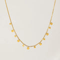 Solar Necklace in Gold