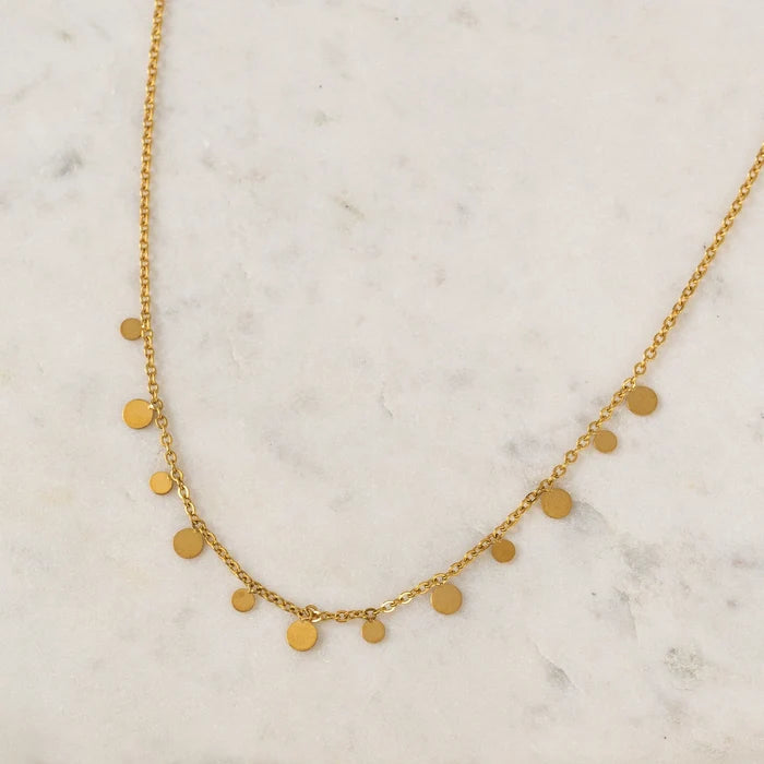 Solar Necklace in Gold
