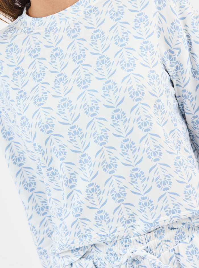 Sophie Pajama Pant Set in Palm