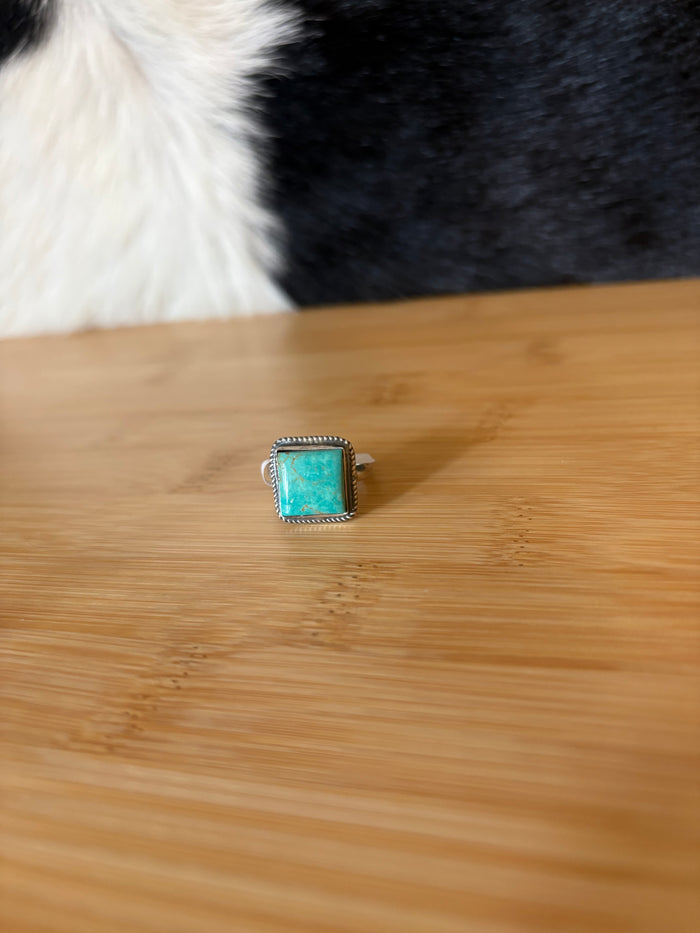 Square Turquoise Ring