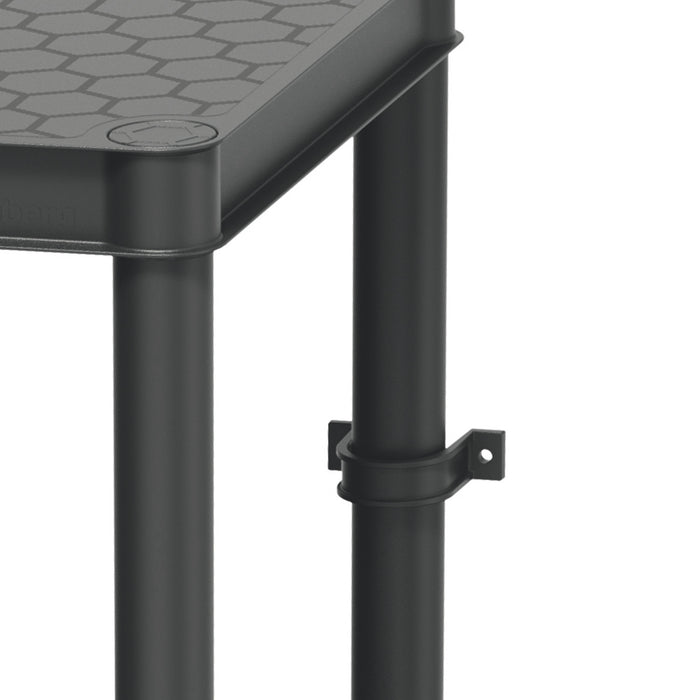 Stackaro Solid 75 Kistenberg shelving unit, max. total load 220 kg, 5 shelves, wall mounting, KSS75L5HD-S411