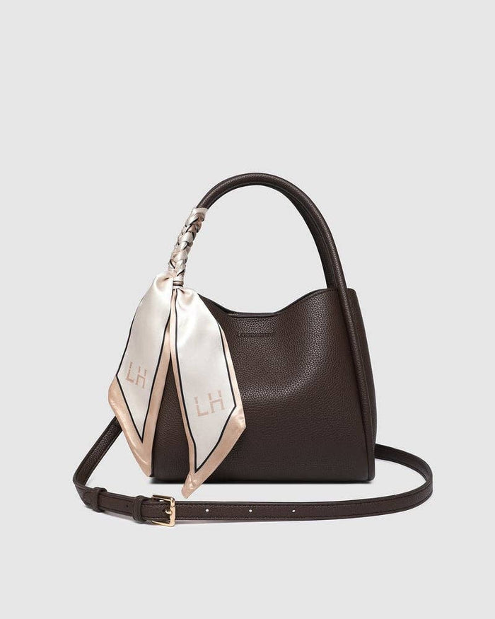 Steffie Mini Tote Bag in Chocolate