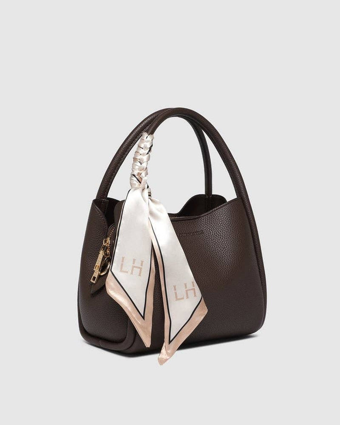 Steffie Mini Tote Bag in Chocolate