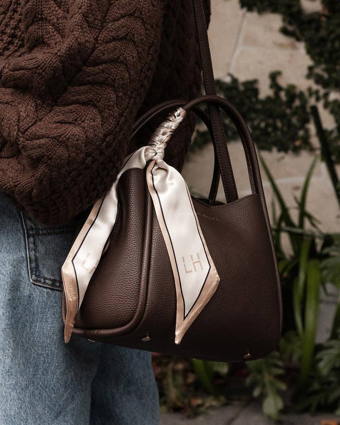 Steffie Mini Tote Bag in Chocolate