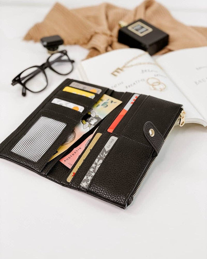 Stella Wallet in Black