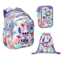 Stitch Coolpack School Set, Jerry 2-Compartment Backpack (15"), Jumper 3 Pencil Case, and a Sports Shoe Bag