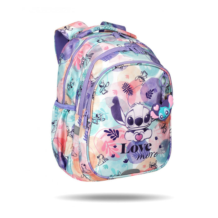 Stitch Coolpack School Set, Jerry 2-Compartment Backpack (15"), Jumper 3 Pencil Case, and a Sports Shoe Bag