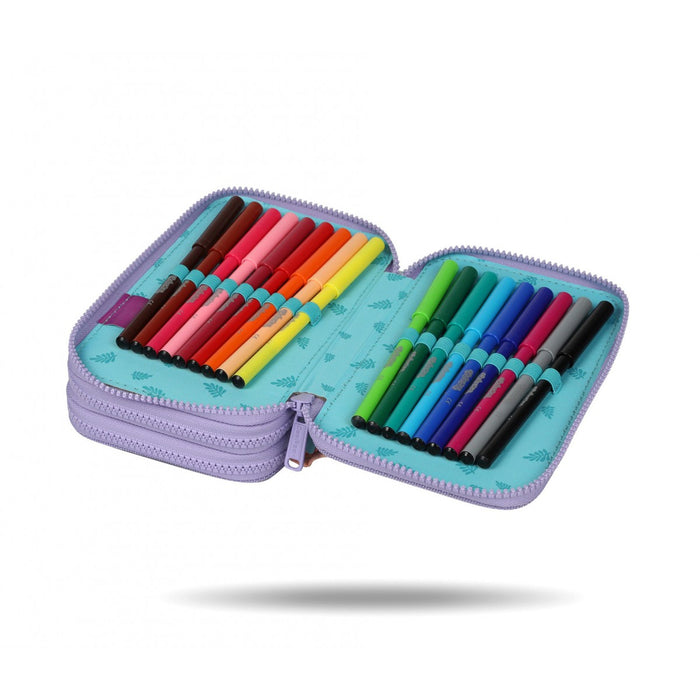 Stitch Coolpack School Set, Jerry 2-Compartment Backpack (15"), Jumper 3 Pencil Case, and a Sports Shoe Bag