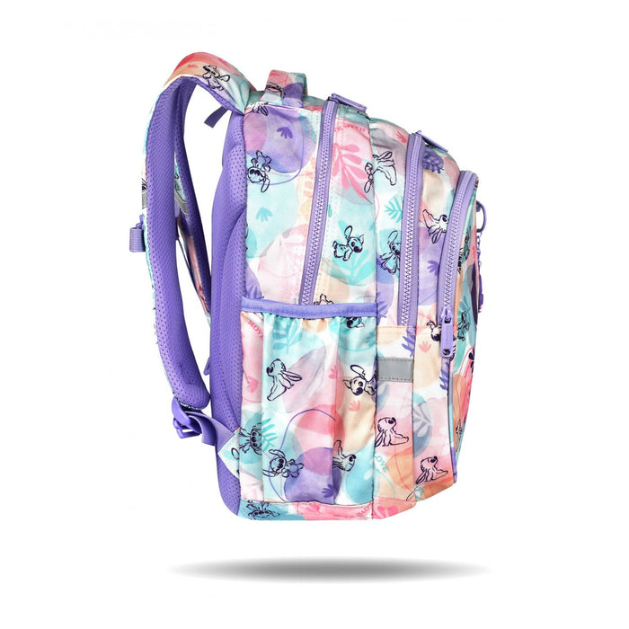 Stitch Coolpack School Set, Jerry 2-Compartment Backpack (15"), Jumper 3 Pencil Case, and a Sports Shoe Bag