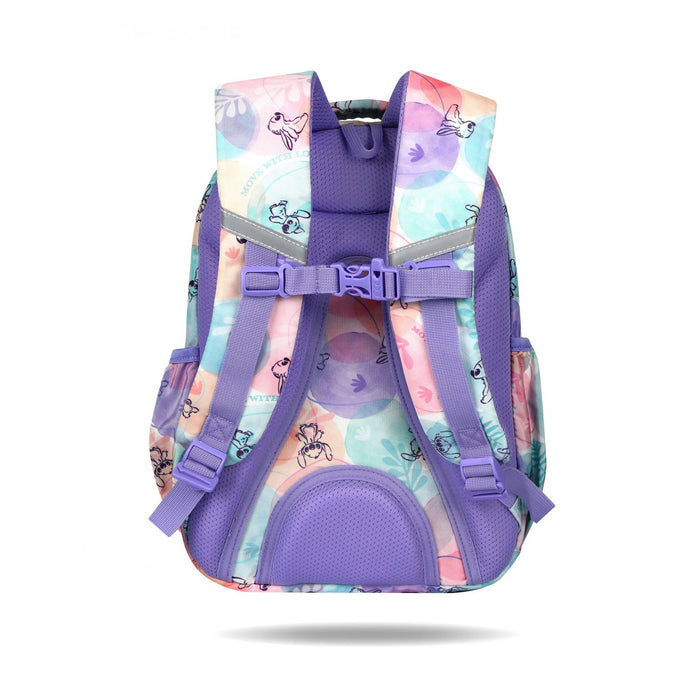 Stitch Coolpack School Set, Jerry 2-Compartment Backpack (15"), Jumper 3 Pencil Case, and a Sports Shoe Bag