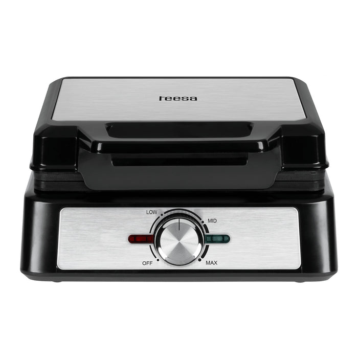 Teesa waffle maker, for 2 waffles, 1600W power, power adjustment, TSA3237
