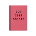 Top Tier Gossip A7 Fabric Hardback Notebook