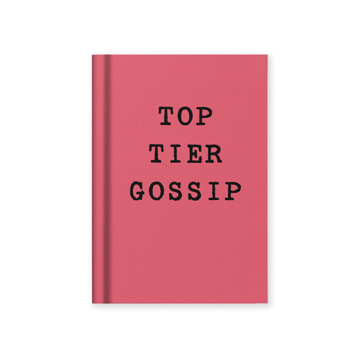 Top Tier Gossip A7 Fabric Hardback Notebook