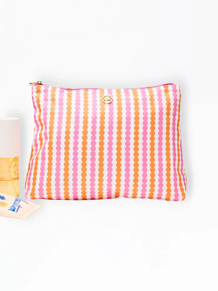 Travel Pouch in Sunstripe