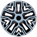 Universal wheel covers 15'' NRM The Best Bicolor azure/black 4 pieces