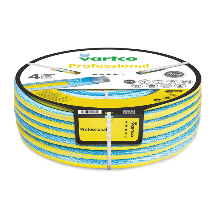 Vartco Professional 1" 50m 4-layer garden hose, TFS system
