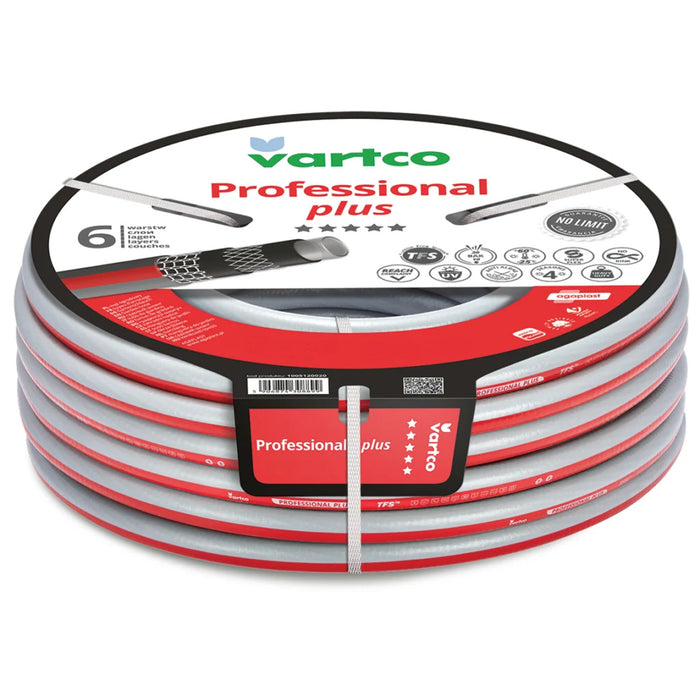 Vartco Professional Plus 1" 20m 6 ply garden water hose