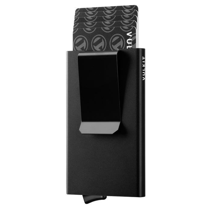 VC100- With/Without Money Clip, Single Aluminum Card Holder Ultra Slim Design