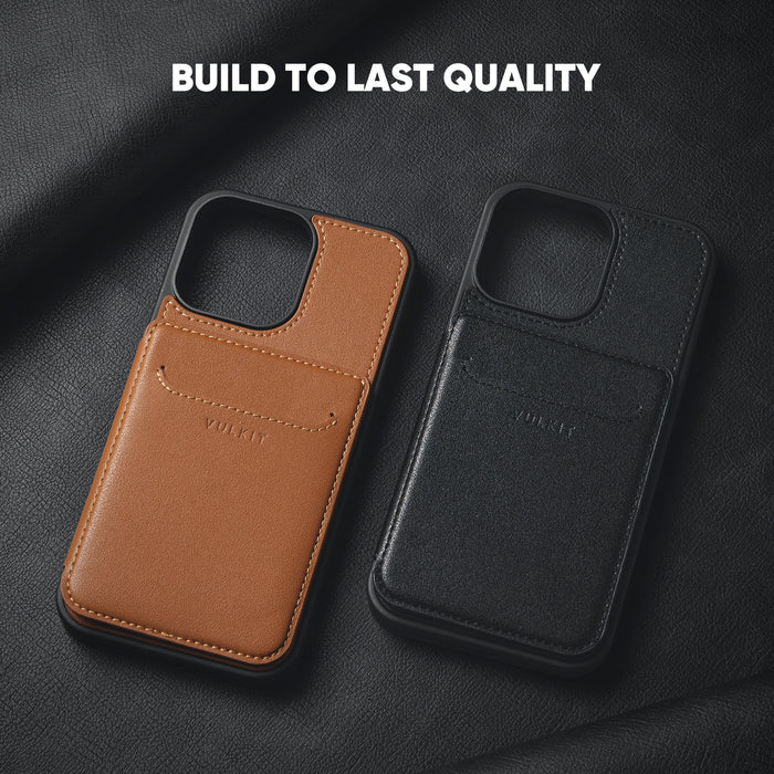 VPA107-iPhone 14 Series Phone Case Wallet, Leather Case Shockproof with Card Holder Magnetic