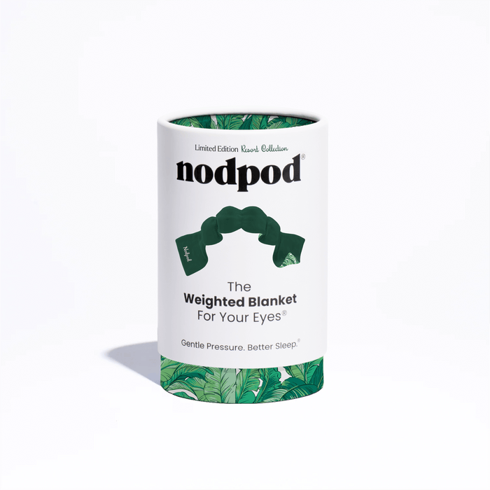 Weighted Sleep Mask - Resort Collection PalmLeaf